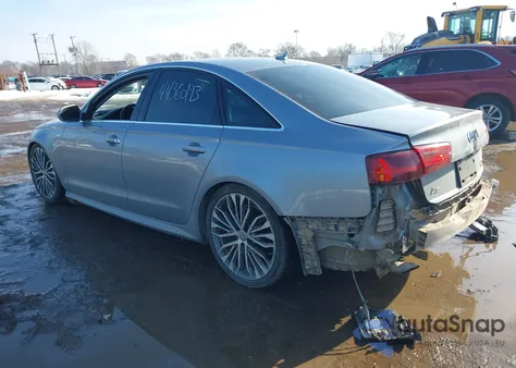 2016 Audi A6 3.0T Premium Plus from USA, damaged, VIN WAUHGAFCXGN002113